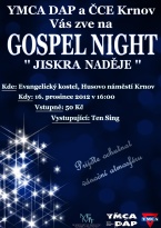 Gospel Night Krnov 2012 - Jiskra naděje