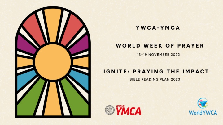 Týden modliteb YMCA 2022