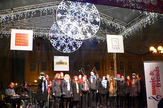 Adventní koncert na Staroměstském náměstí